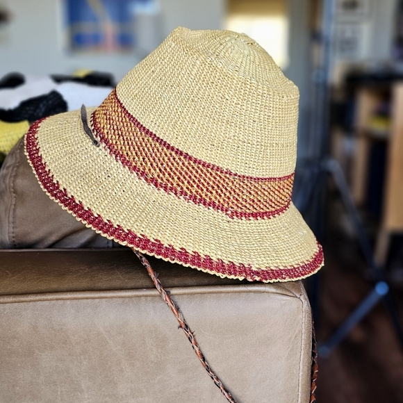 African Bolga Market Hat‎ - Picture 6 of 7